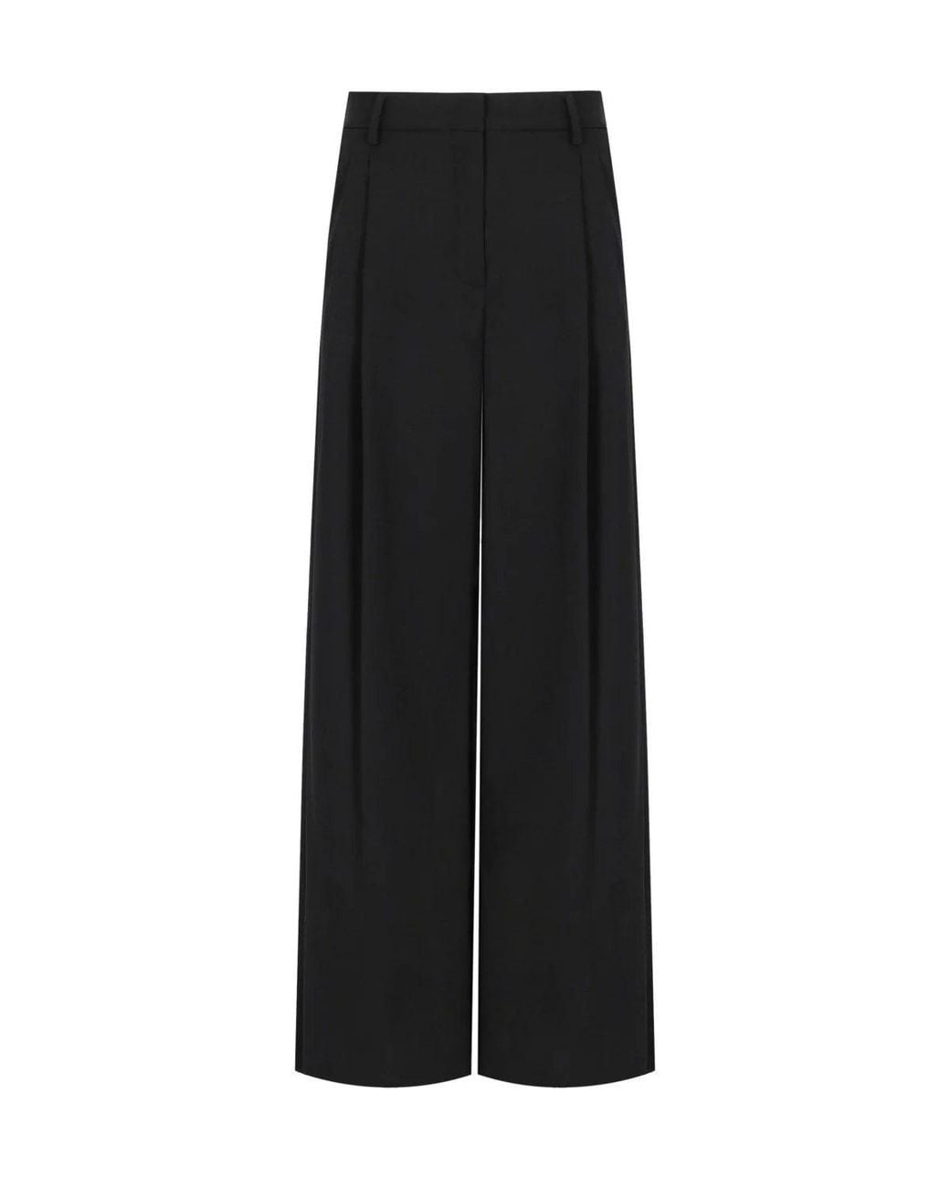Weekend by Maxmara Black Ovvio Wide Leg Trousers