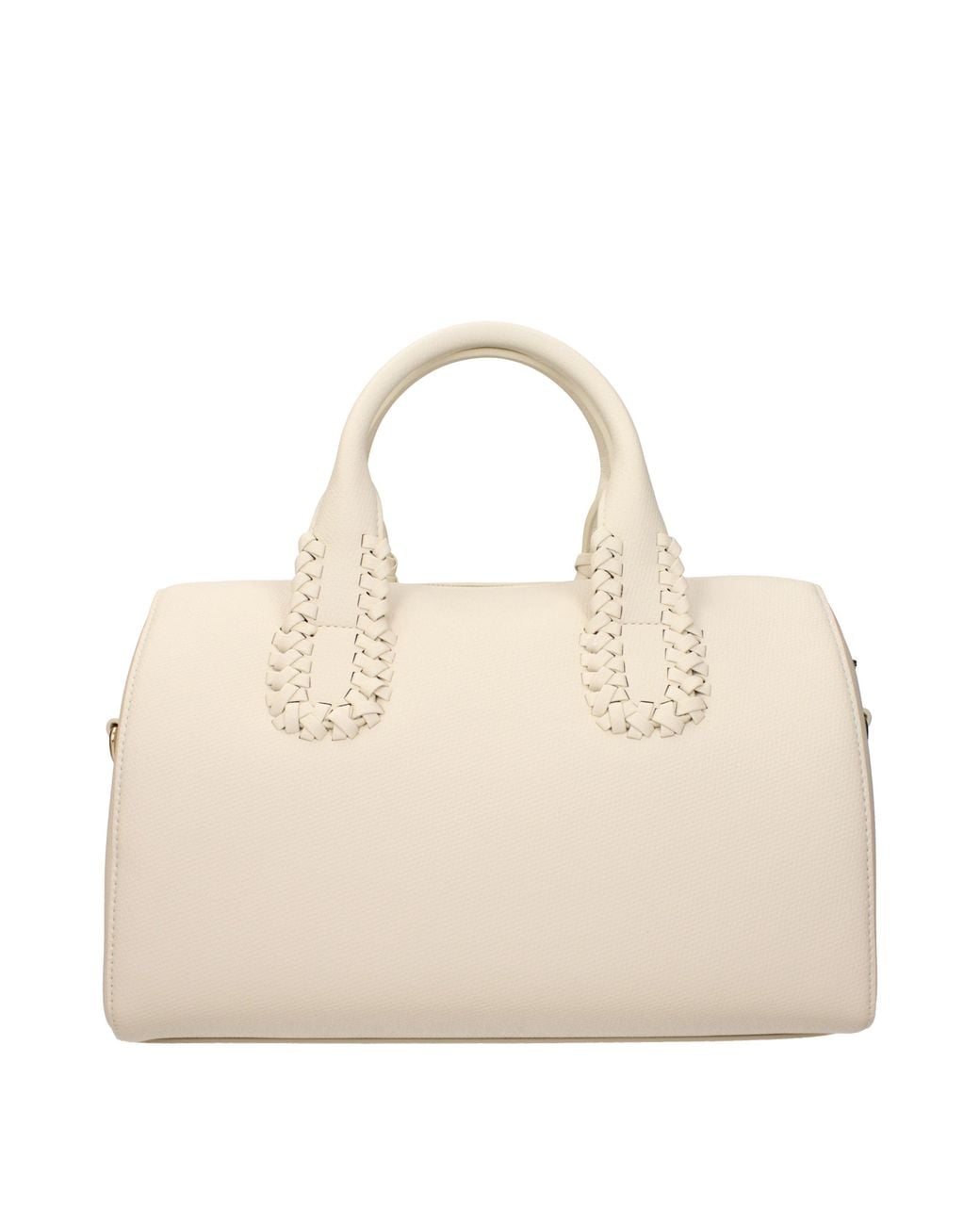 Love Moschino Natural Handbags Polyurethane/Ivory