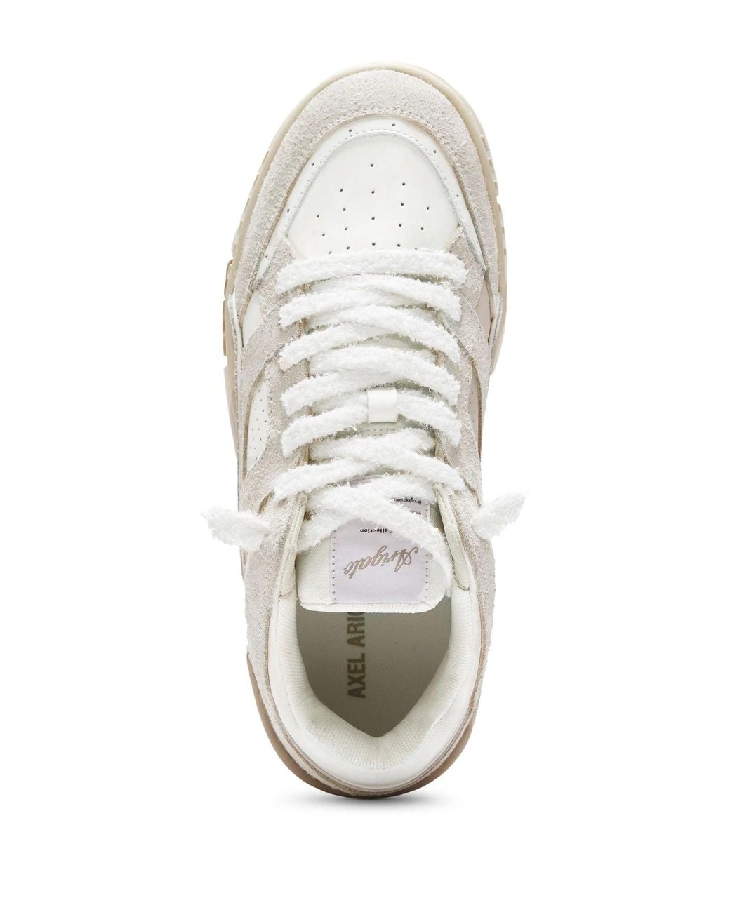 Axel Arigato White Area Lo Fluffy Sneaker
