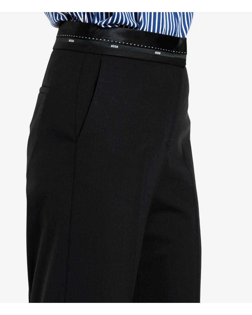 MSGM Black Hose Schwarz