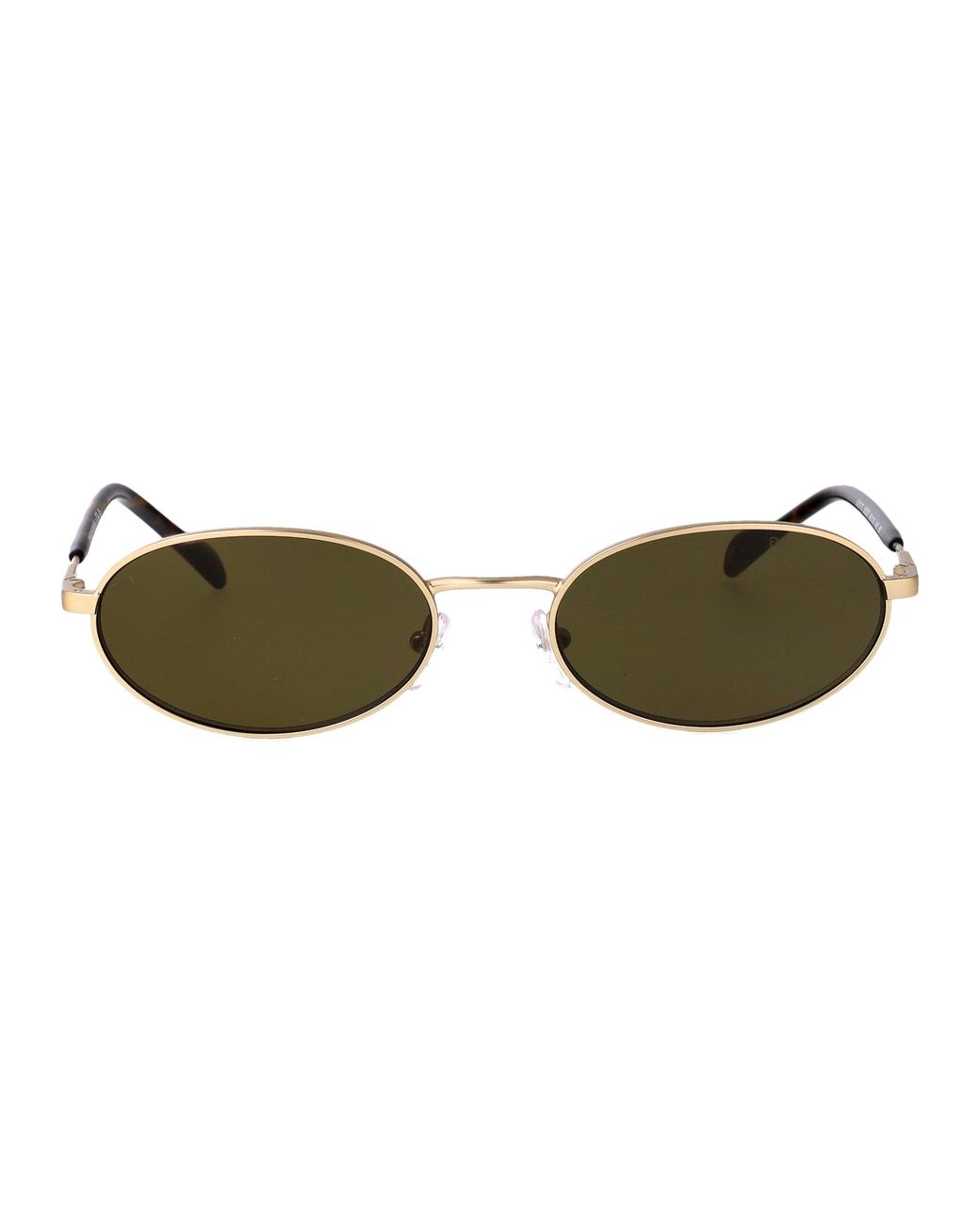Emporio Armani Green Oval Sunglasses 0 Ea2175 3002/2