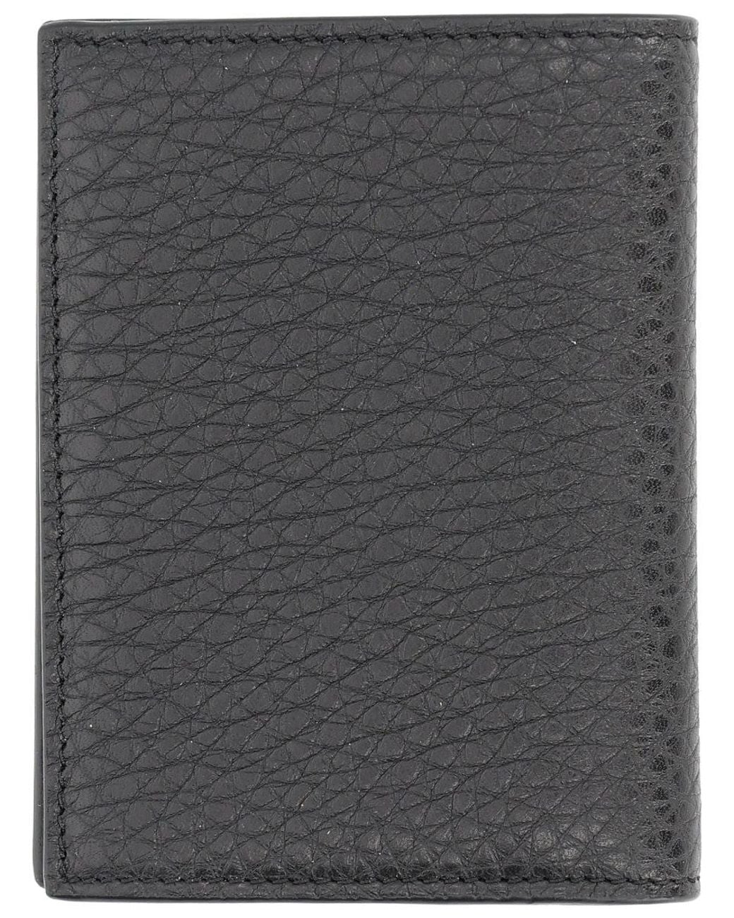 Givenchy Black Grain Leather Card Holder for men