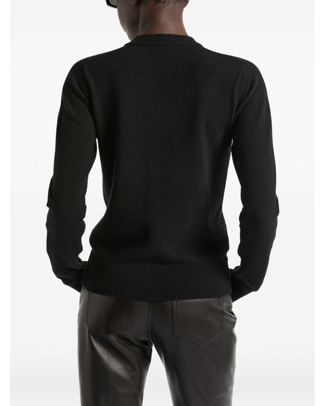 Balmain Black Cashmere Cardigan
