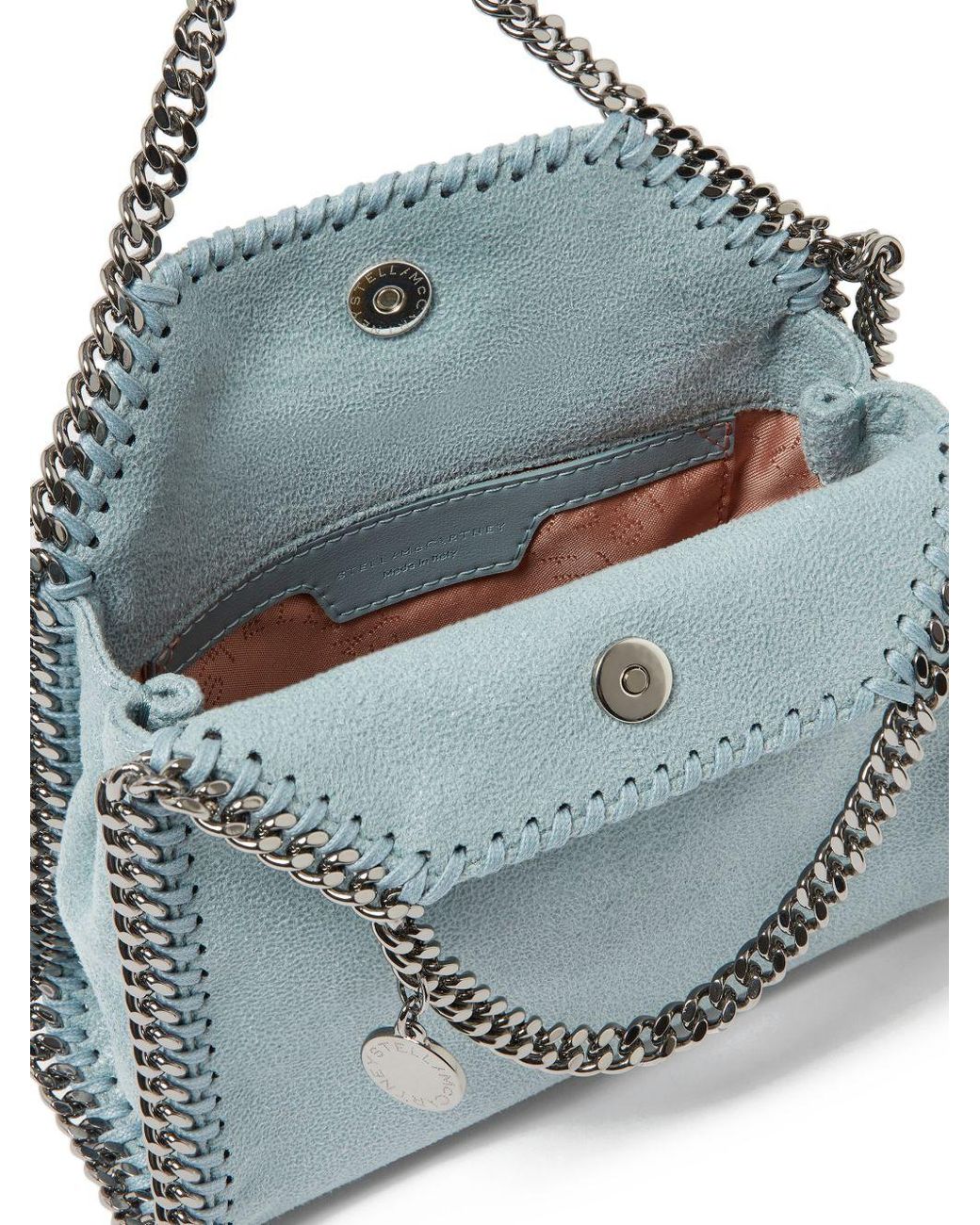 Stella McCartney Blue Falabella Tiny Crossbody Bag