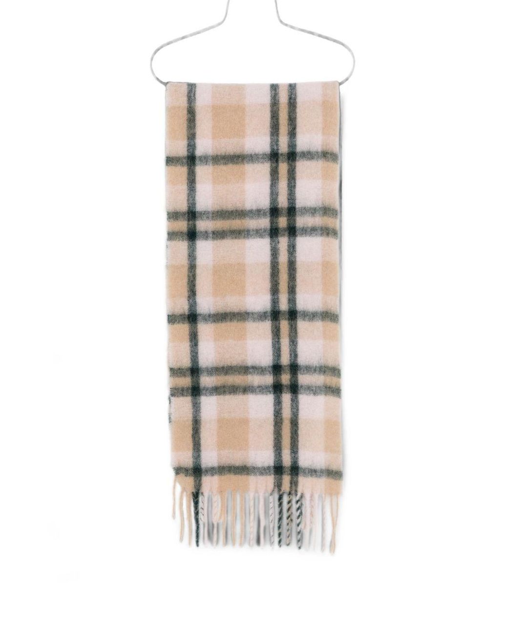 Closed White Wool Scarf