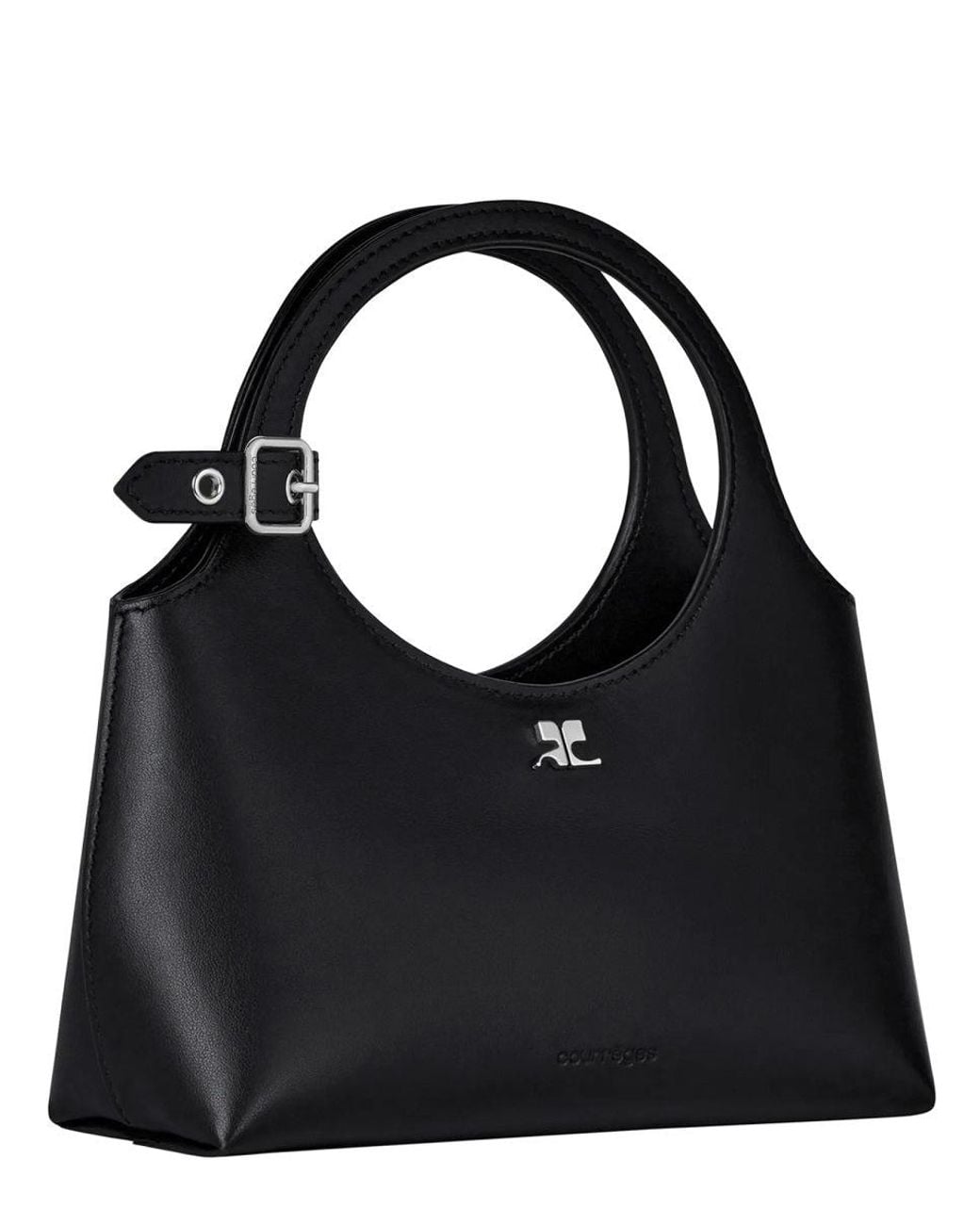 Courreges Black "Holy Day" Mini Bag