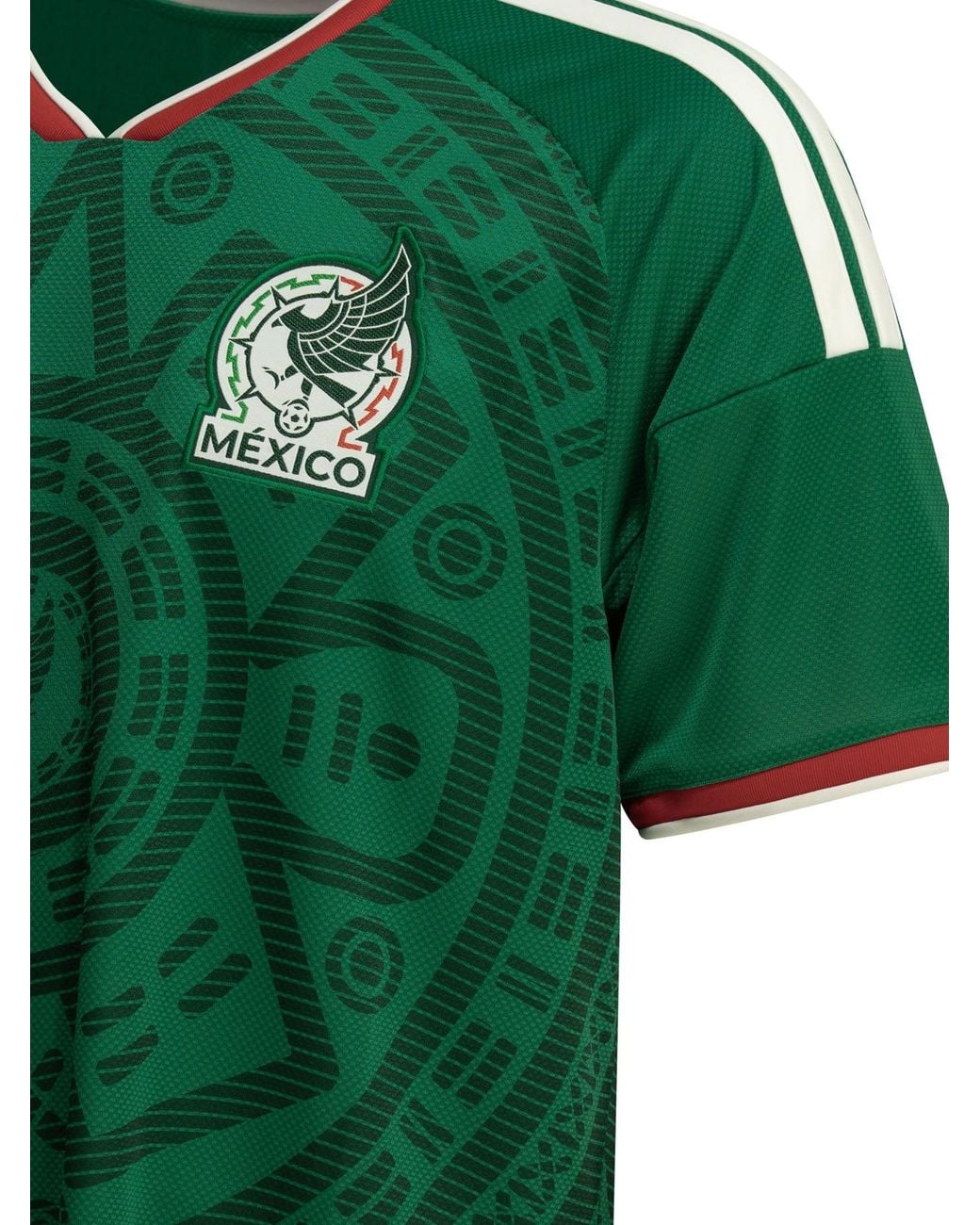 Adidas Originals "home Mexico 26" T-shirt Met V-hals in het Green voor heren