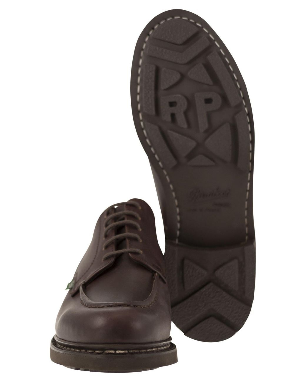 Paraboot Brown Chambord Derby With Tray