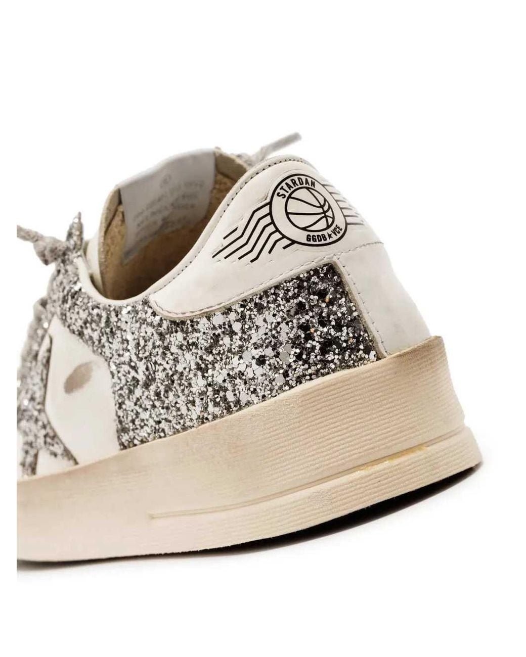 Golden Goose Deluxe Brand Pink Stardan Glitter Sneakers