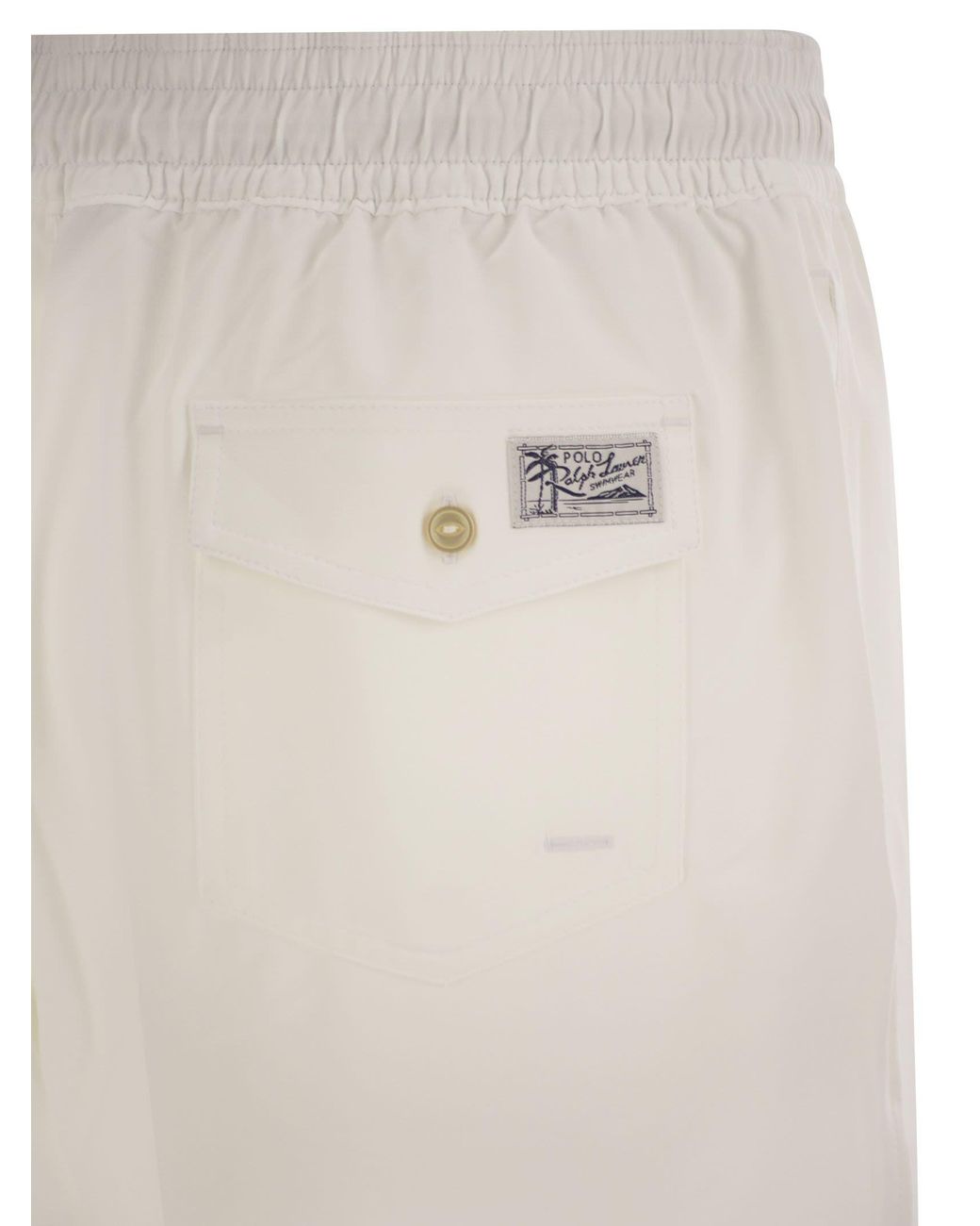 Polo Ralph Lauren White Traveler Classic 14.6 Cm Beach Boxers for men