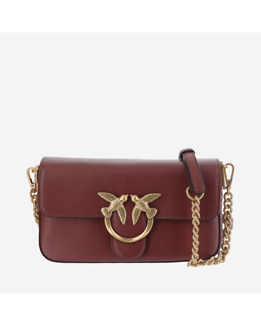 Pinko Red Logo Shoulder Bag