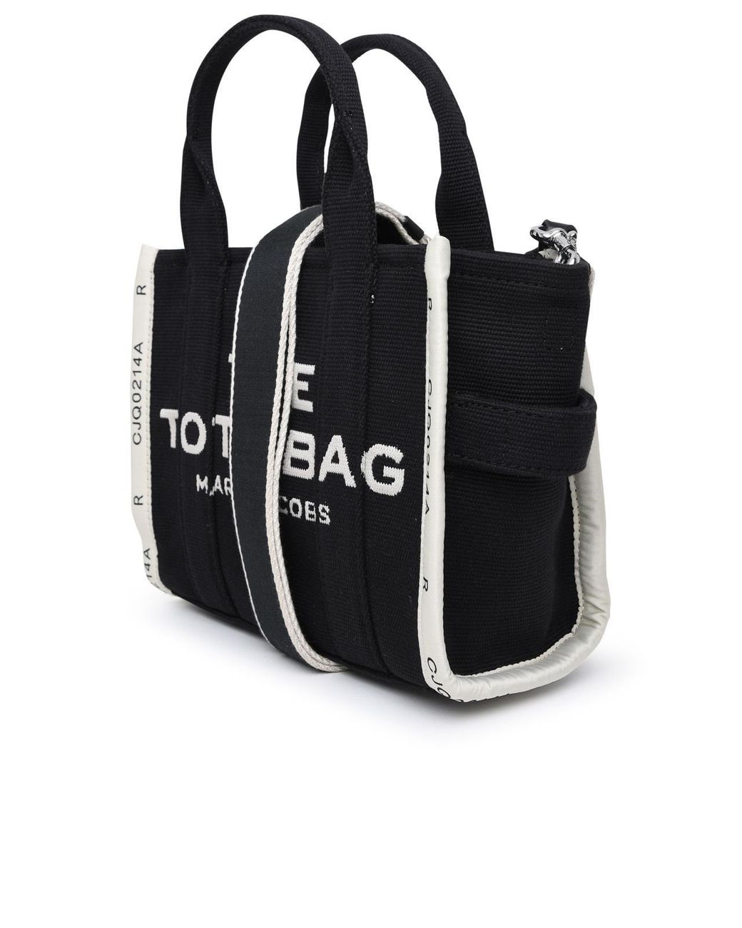 Marc Jacobs Black Mini Cotton Jacquard Bag