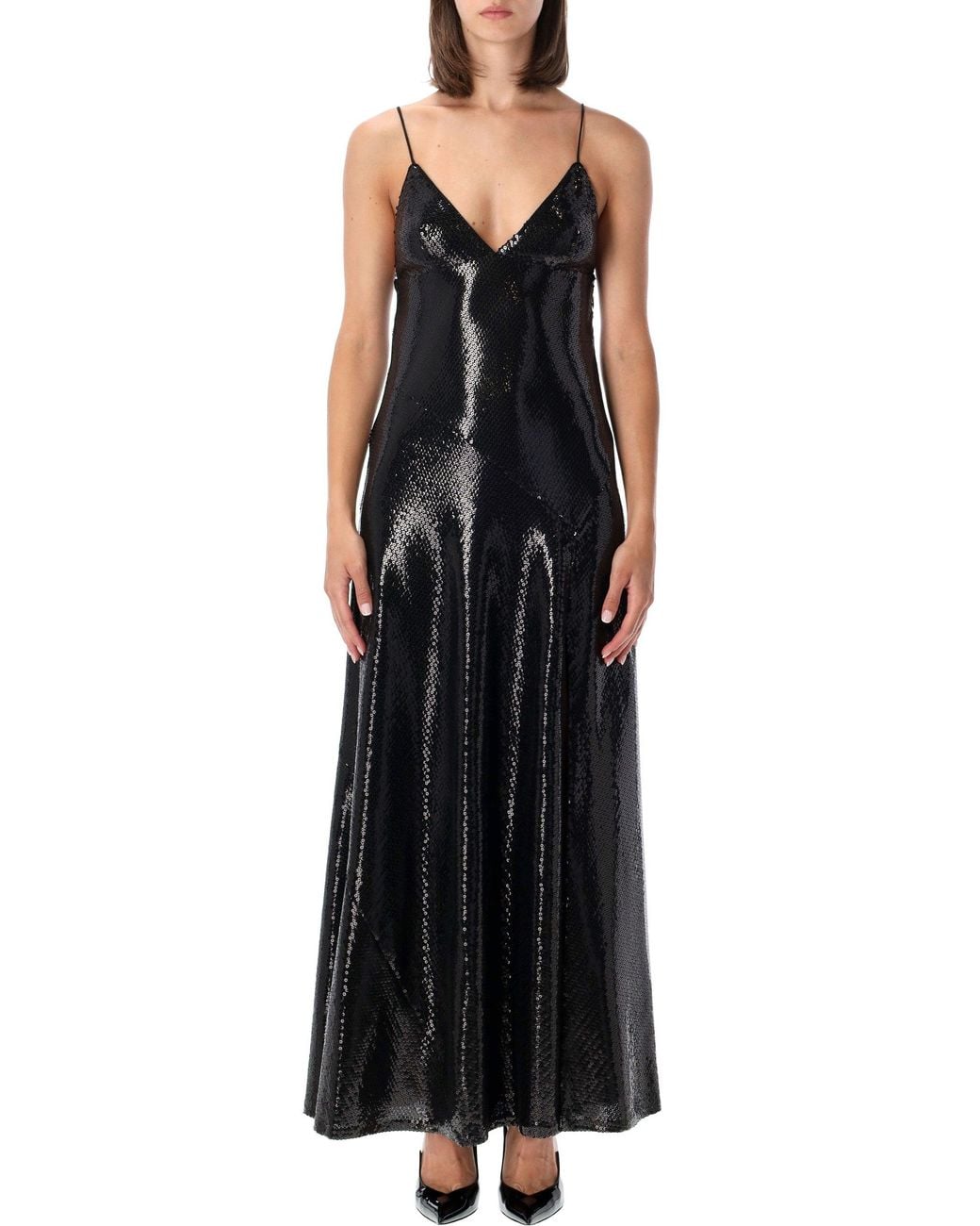 Alberta Ferretti Black Alberta Ferretti Sequin Dress