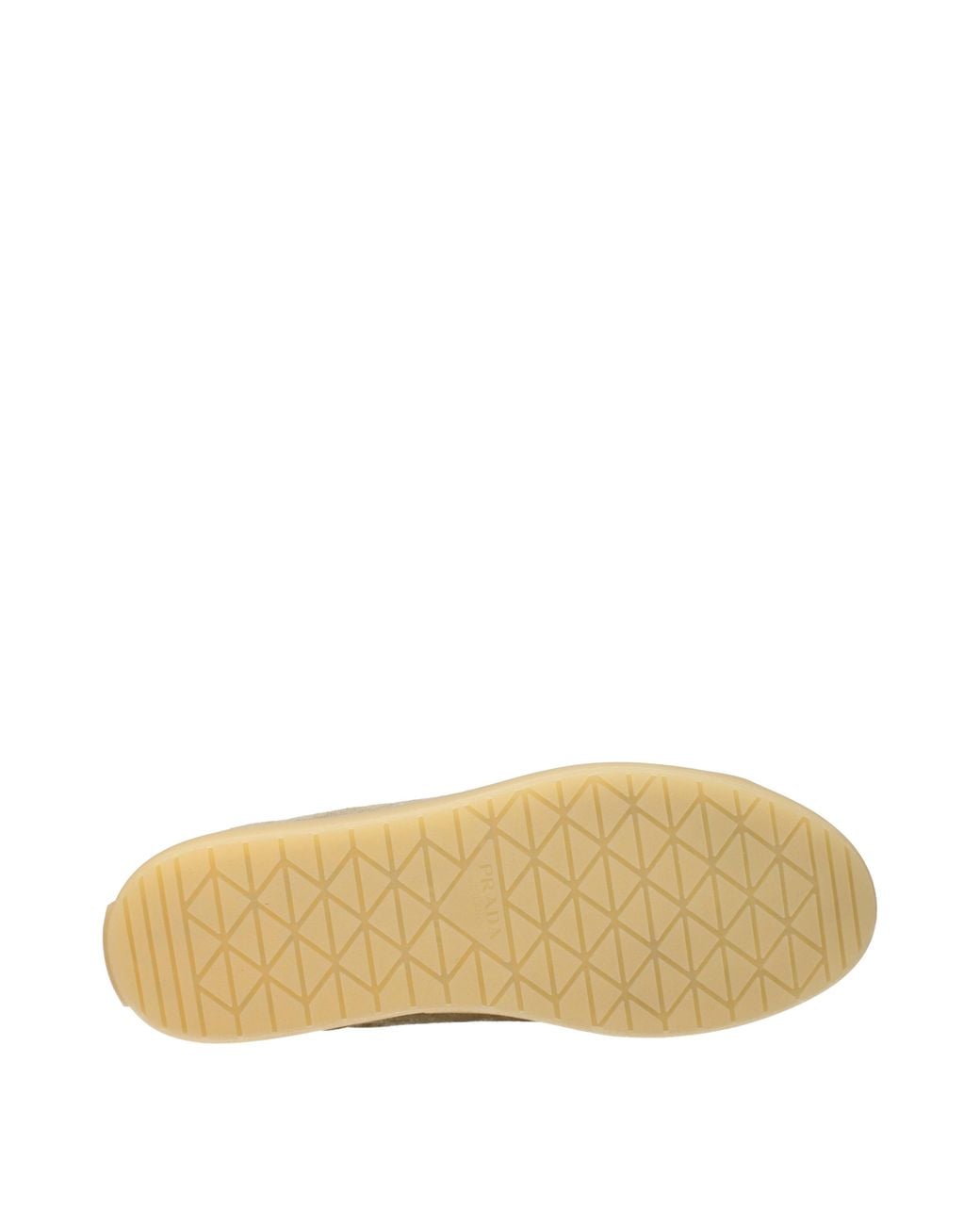 Prada Natural Sneakers Suede/Ecru for men
