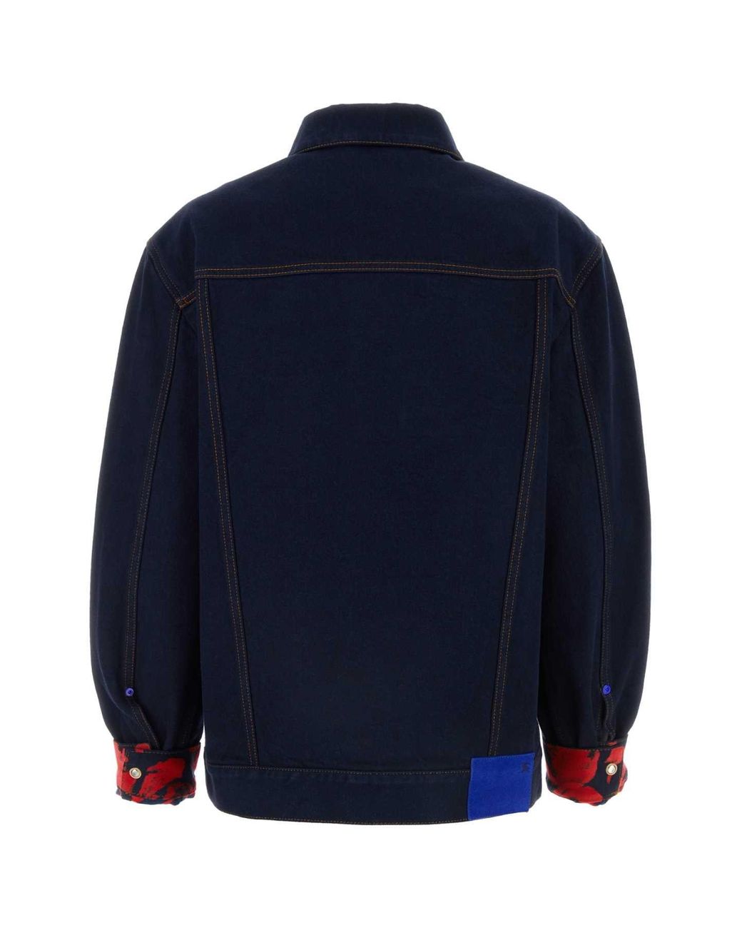 Burberry Blue Oversized Denim Jacket