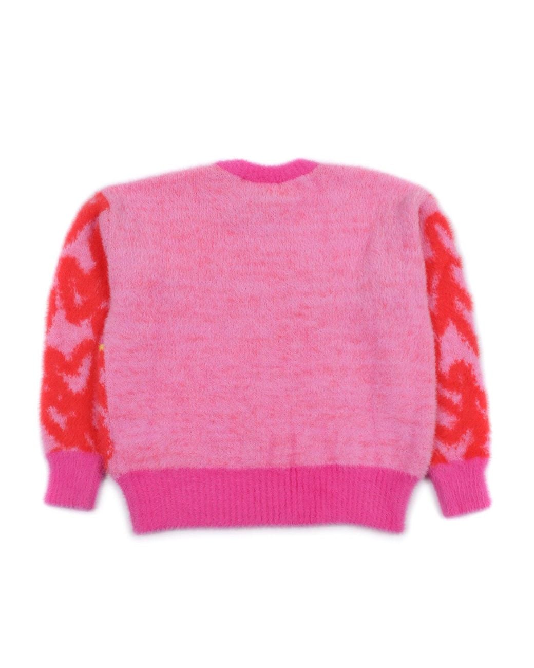 Palm Angels Pink Pa Spray Hearts Knit Crew Rose L