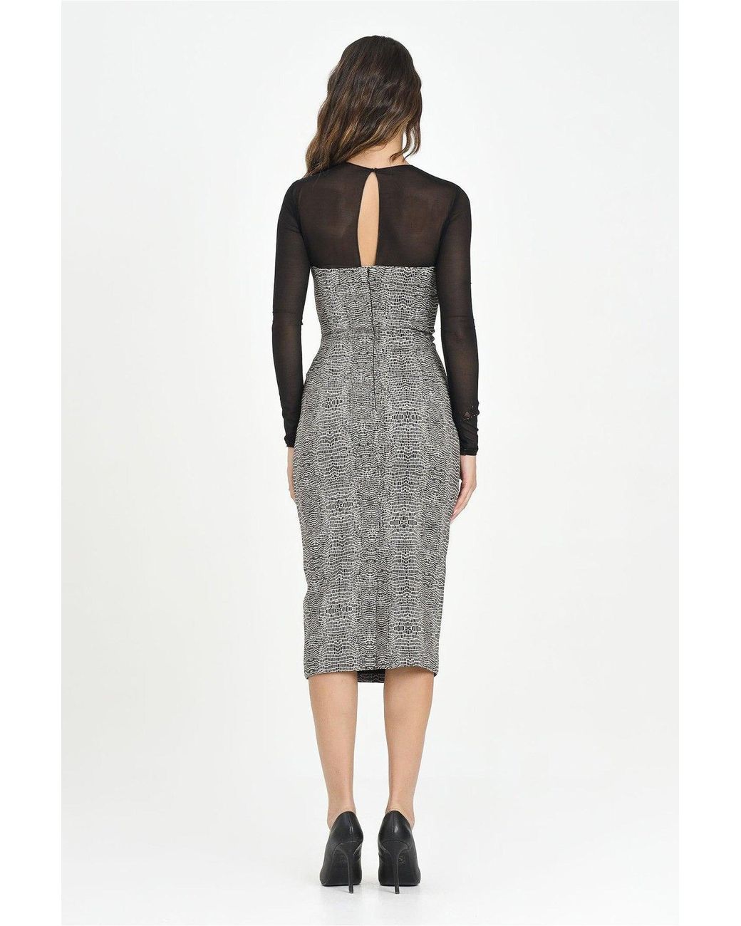 Elisabetta Franchi Gray Dress