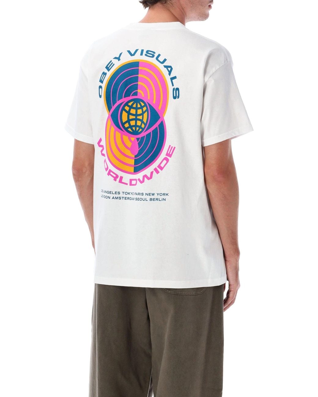 Obey White T Shirts And Polos