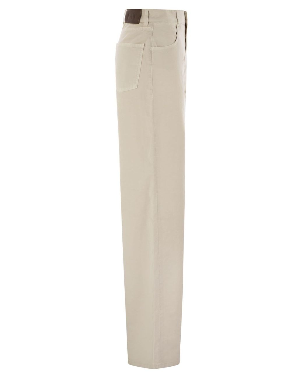 Fay Natural 5-Pocket Trousers