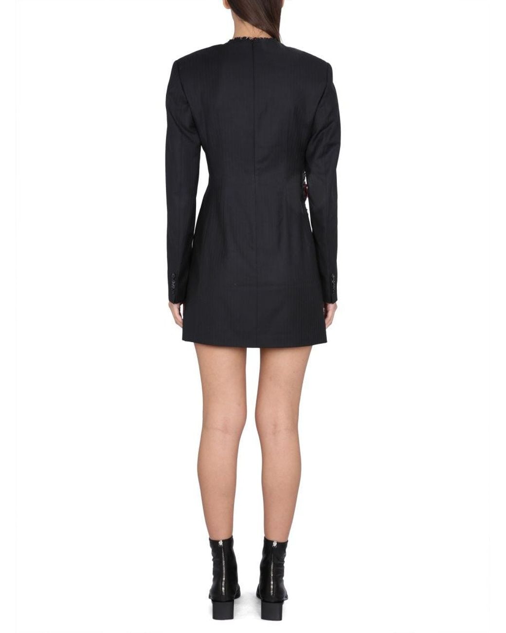 Acne Black Wool Dress