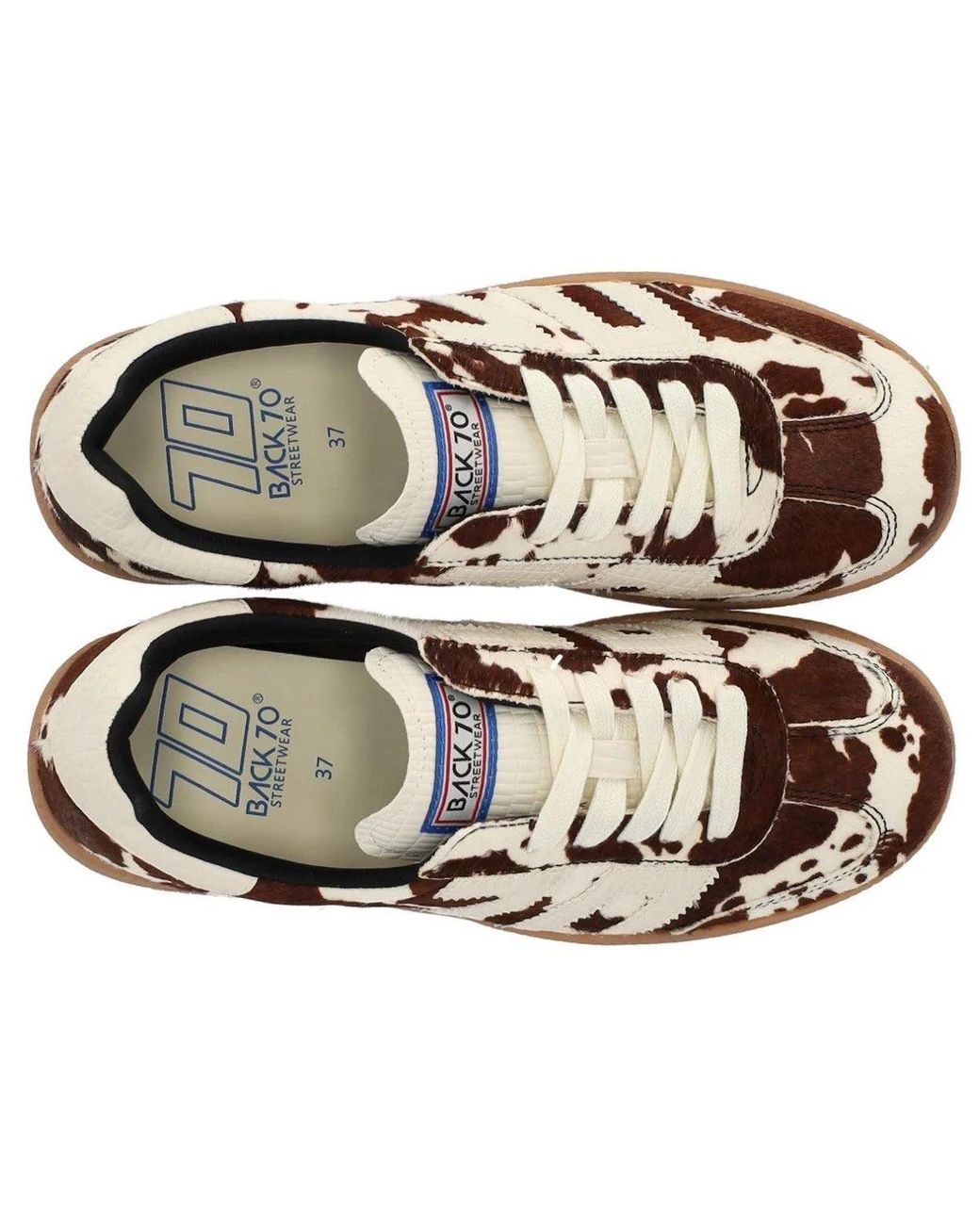 Back70 Brown Cloud Cow Sneaker