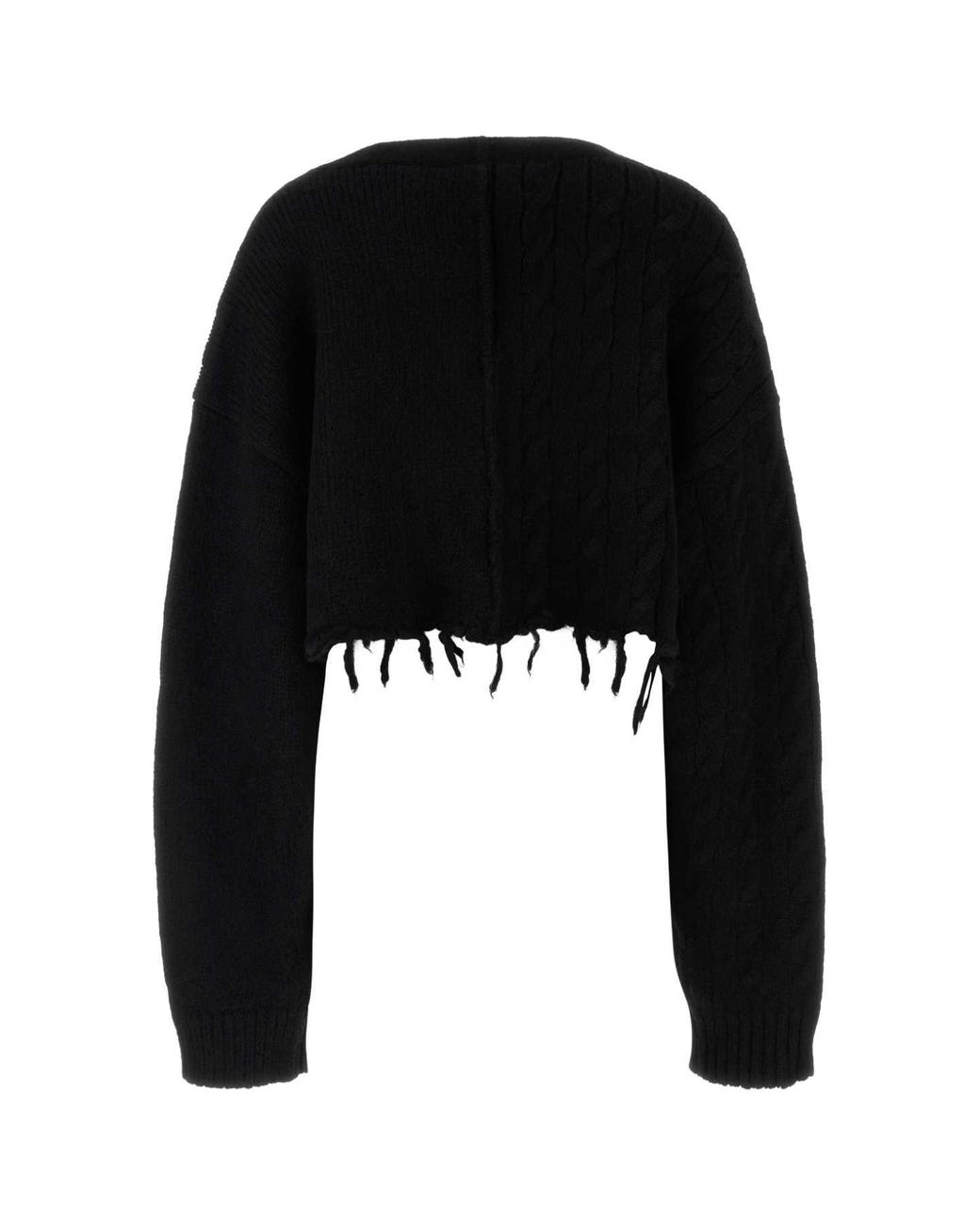 Vetements Black Alpaca Blend Cardigan