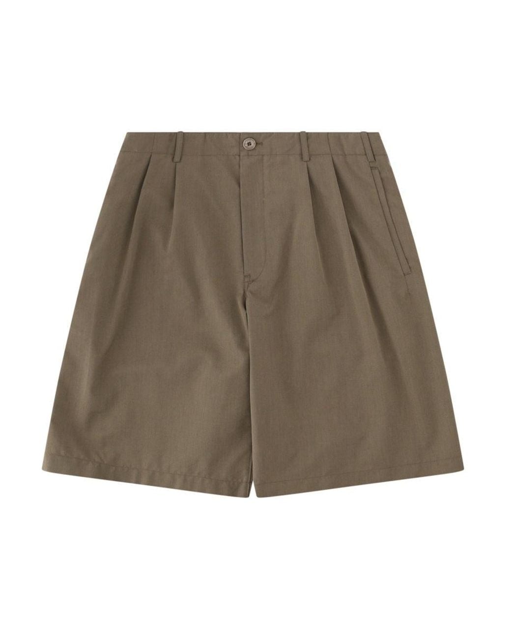 Our Legacy Natural Shorts Bridge Virgin Wool for men