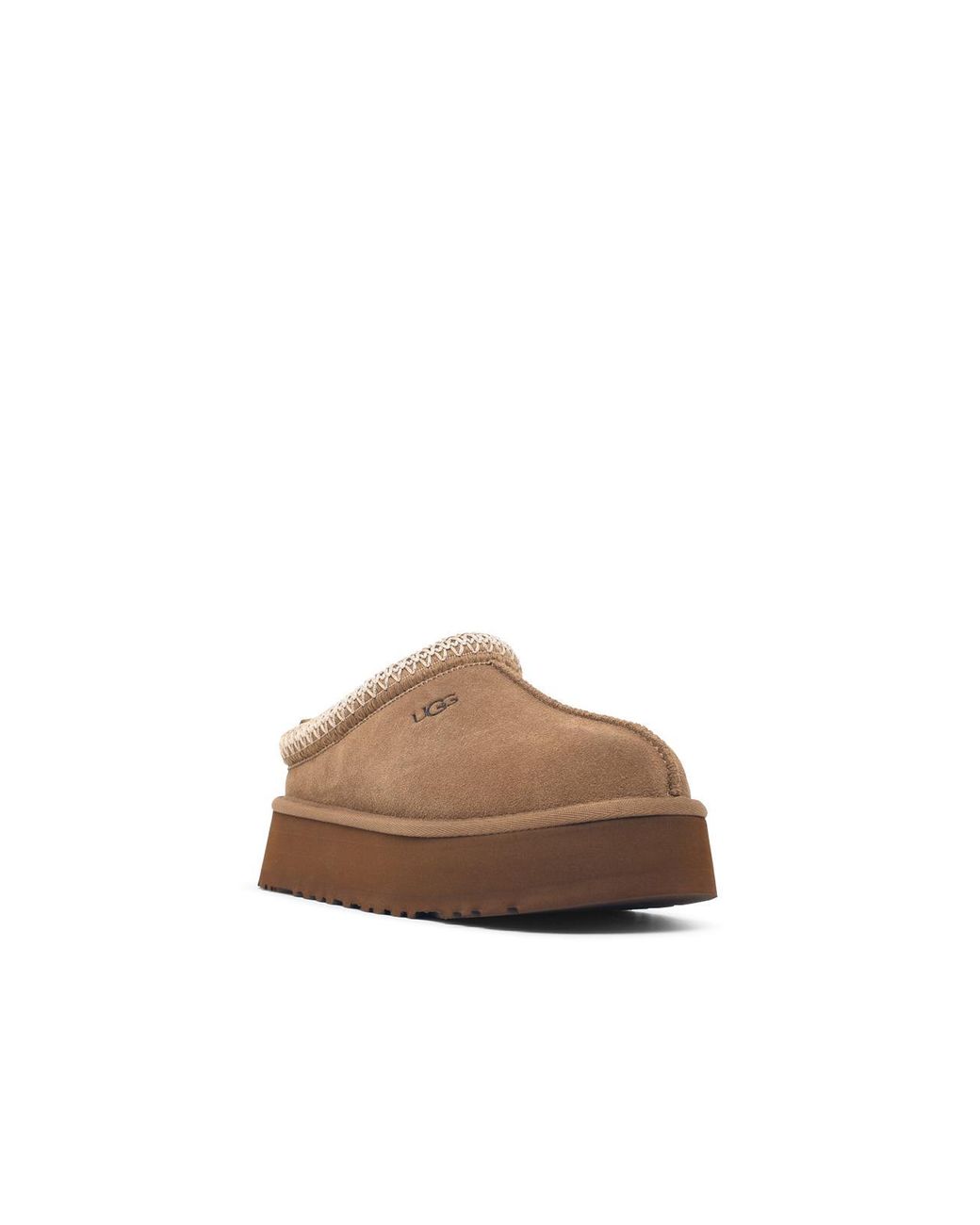 Ugg Brown Light Bronze Tazz Ii Suede Slippers