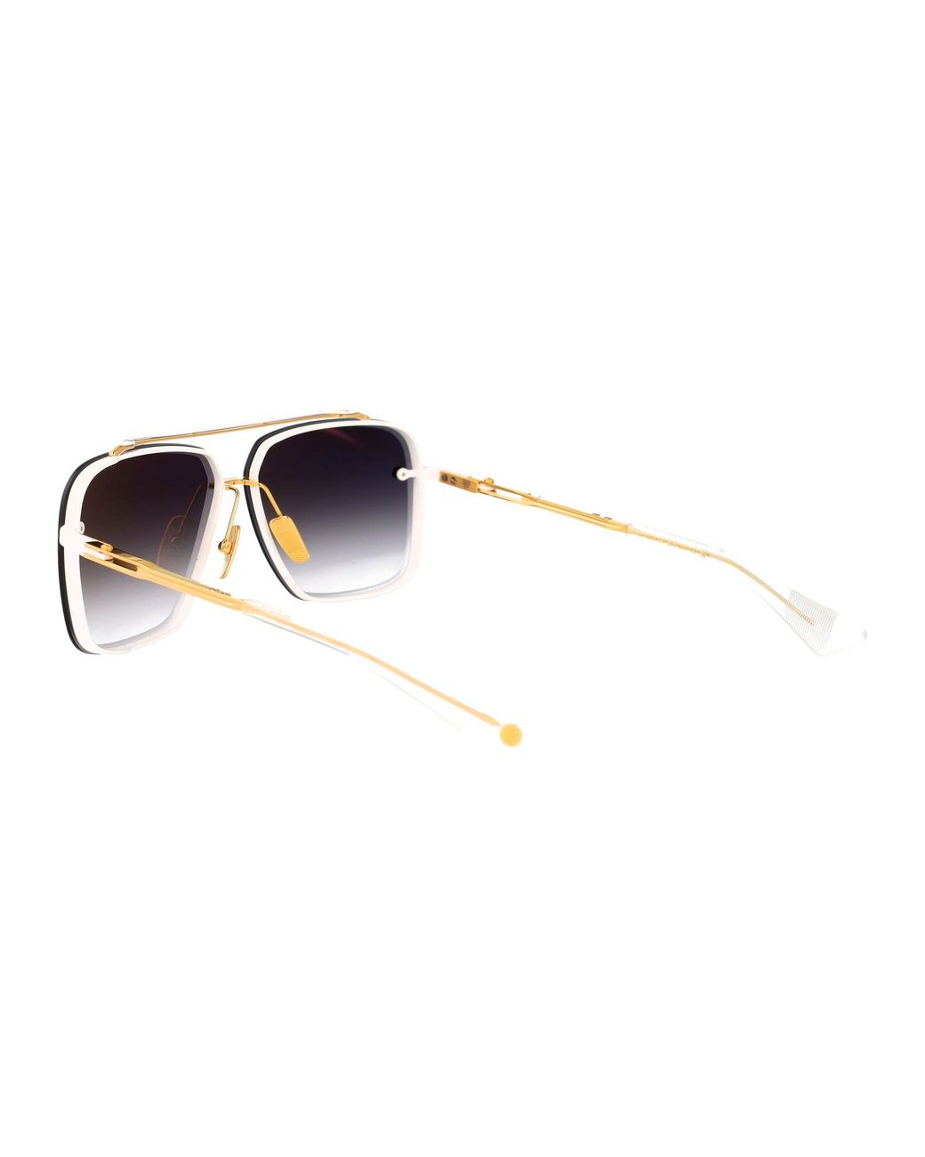 Dita Eyewear Black Aviator Sunglasses Dts121 07 Mw Yg