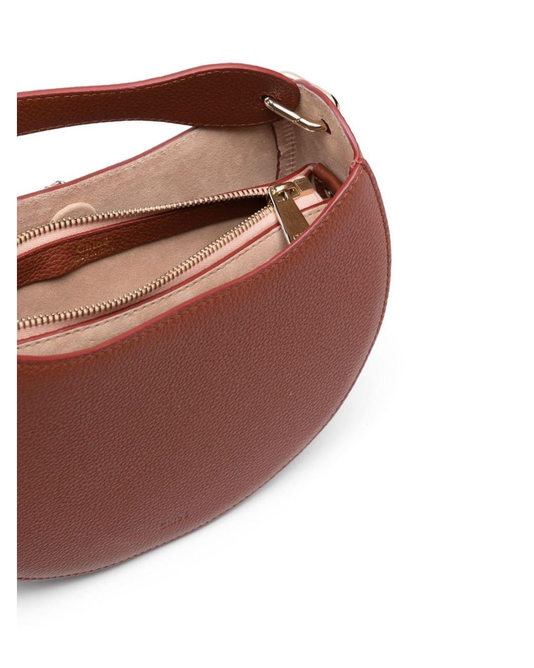 Chloé Brown Arlène Leather Crossbody Bag