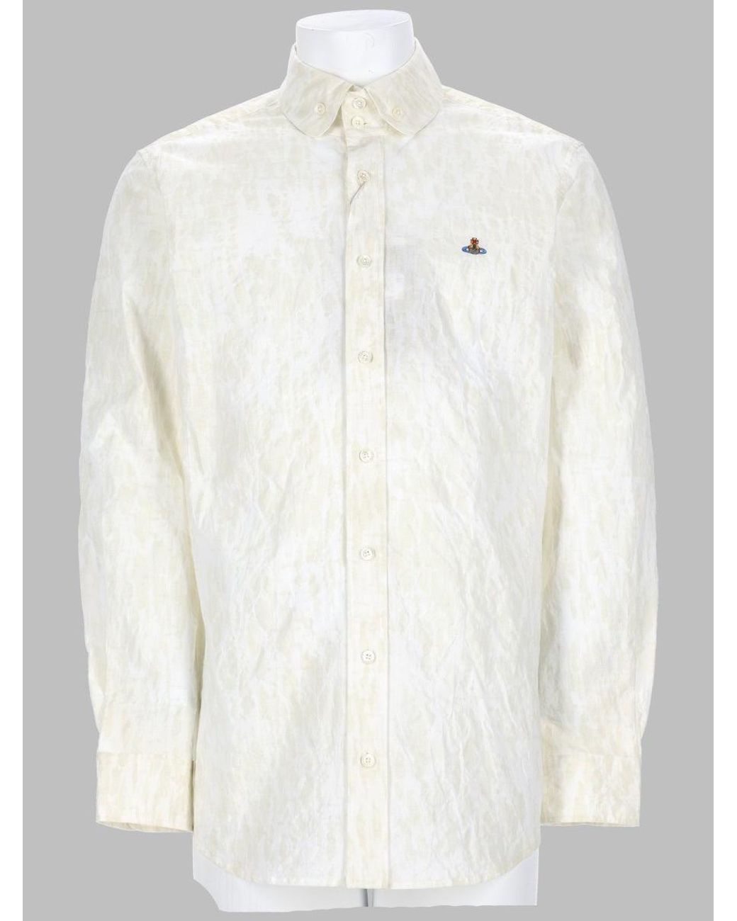 Vivienne Westwood White Trendy Mini Shirt for men