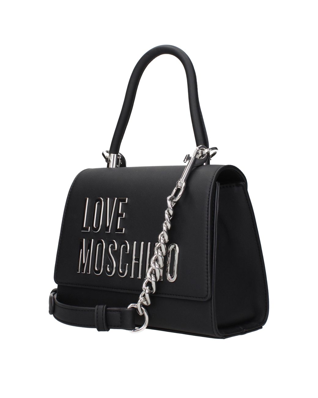 Love Moschino Black Handbags Polyurethane
