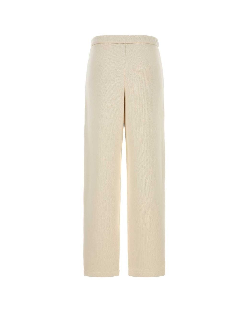 Max Mara Natural Off Straight Flat Front Pant