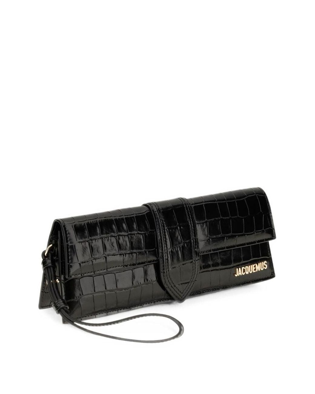 Jacquemus Black La Pochette Bambino Leather Clutch