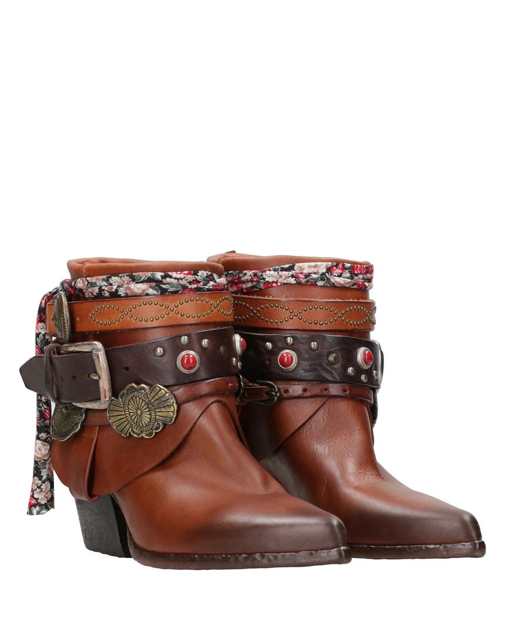 Elena Iachi Brown Boots