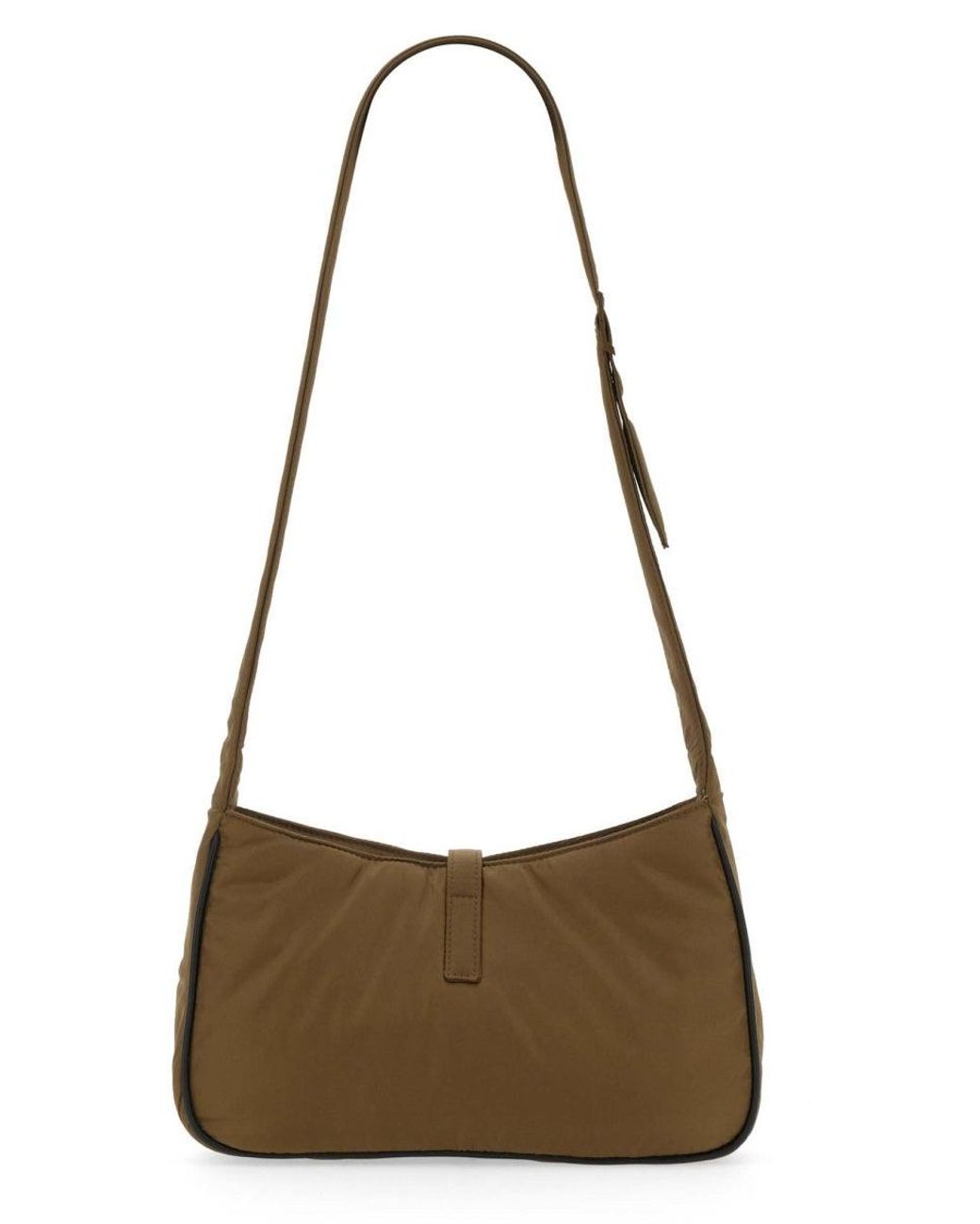 Saint Laurent Brown Le 5 À 7 Logo Plaque Crossbody Bag for men