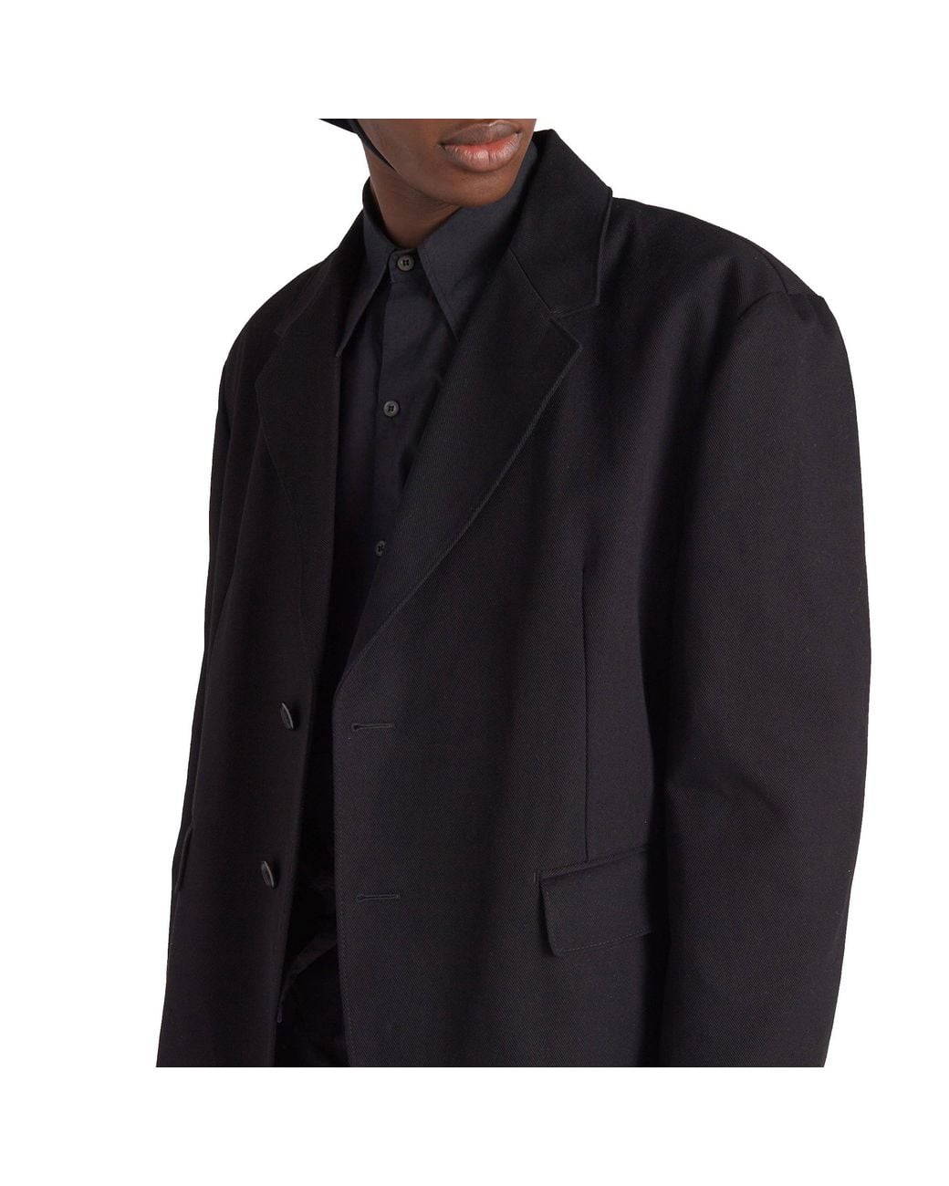 Prada Black Cotton Jacket for men