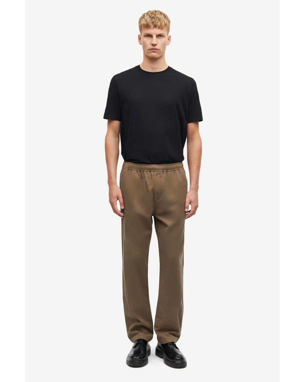 Samsøe & Samsøe Broek Brown in het Gray voor heren