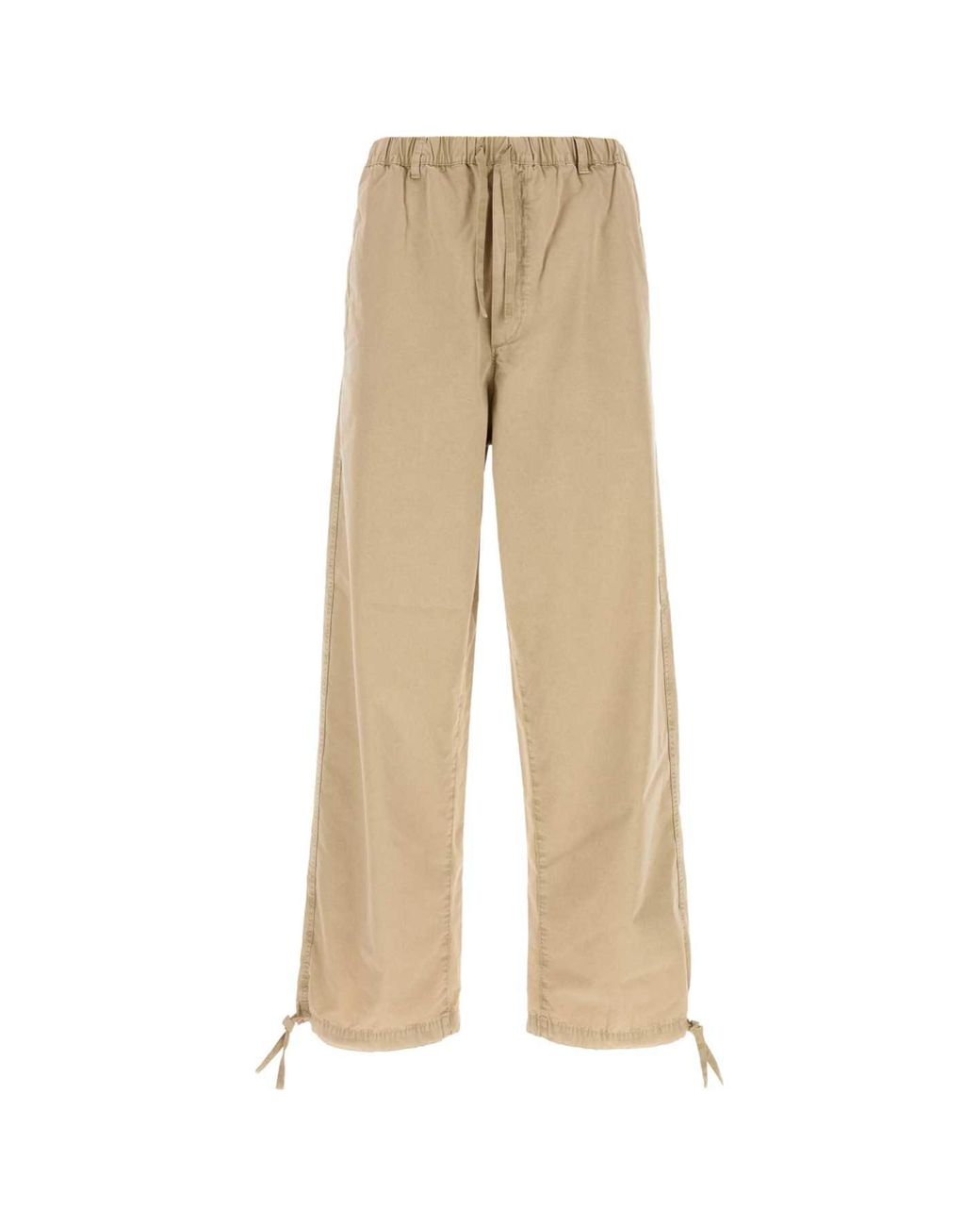 Ferragamo Natural Salvatore Cotton Blend Pant for men