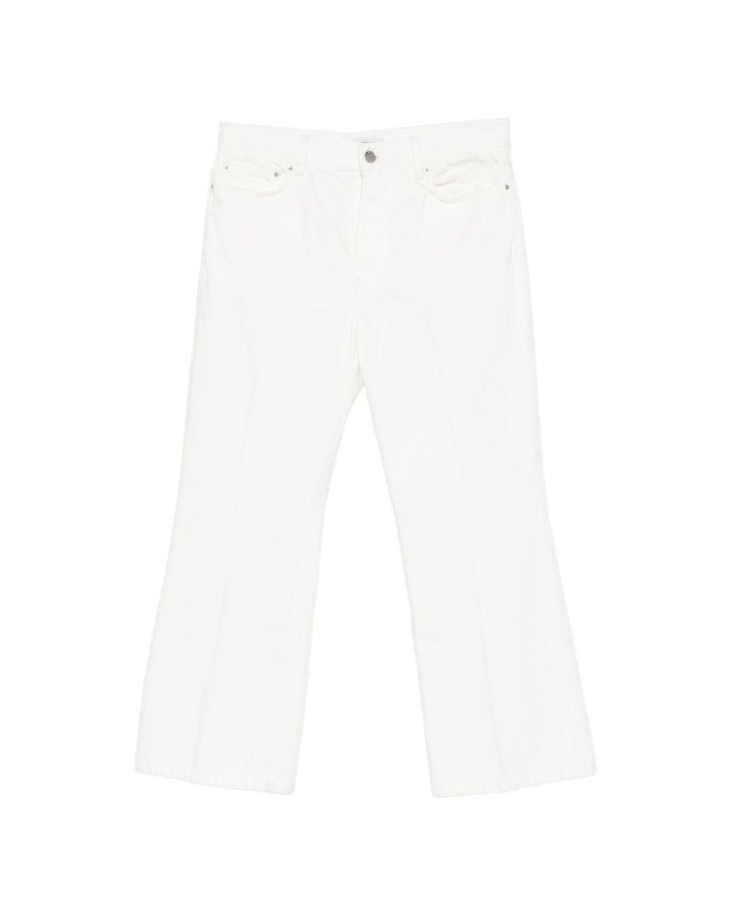 Totême White Denim Cotton Jeans