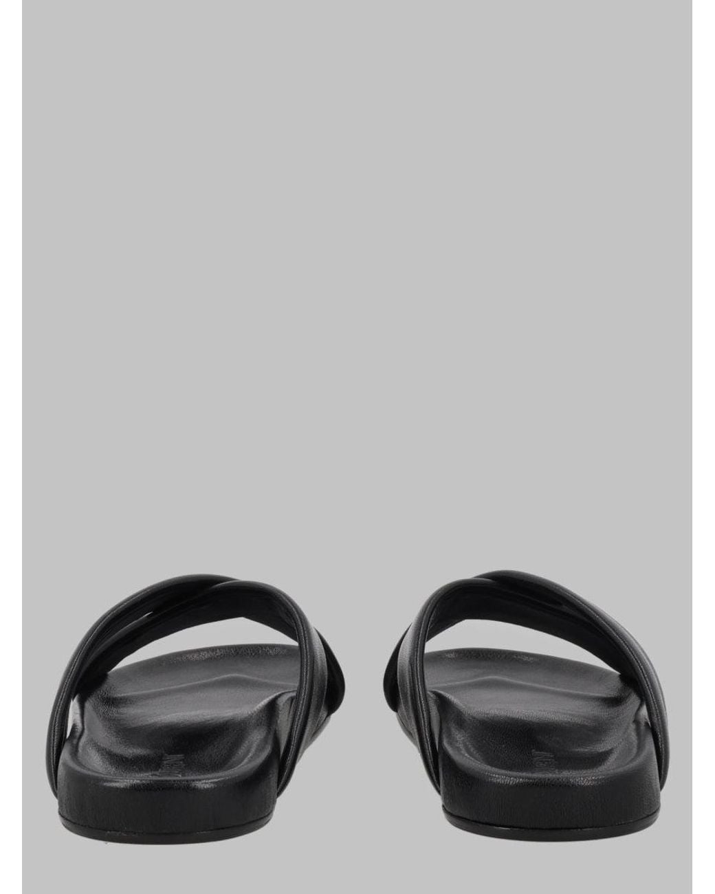 Saint Laurent Gray Sandalo "Nichols"