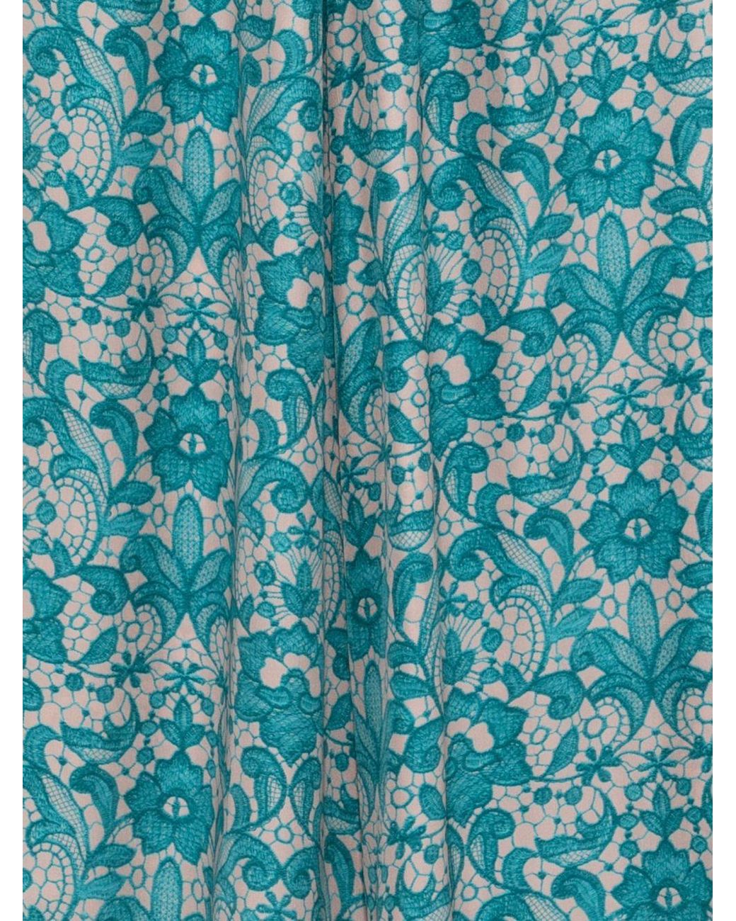 Gianluca Capannolo Blue Antonia Printed Silk Trousers