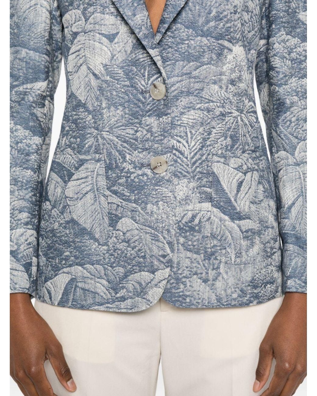 L.b.m. 1911 Blue Single-Breasted Jacket