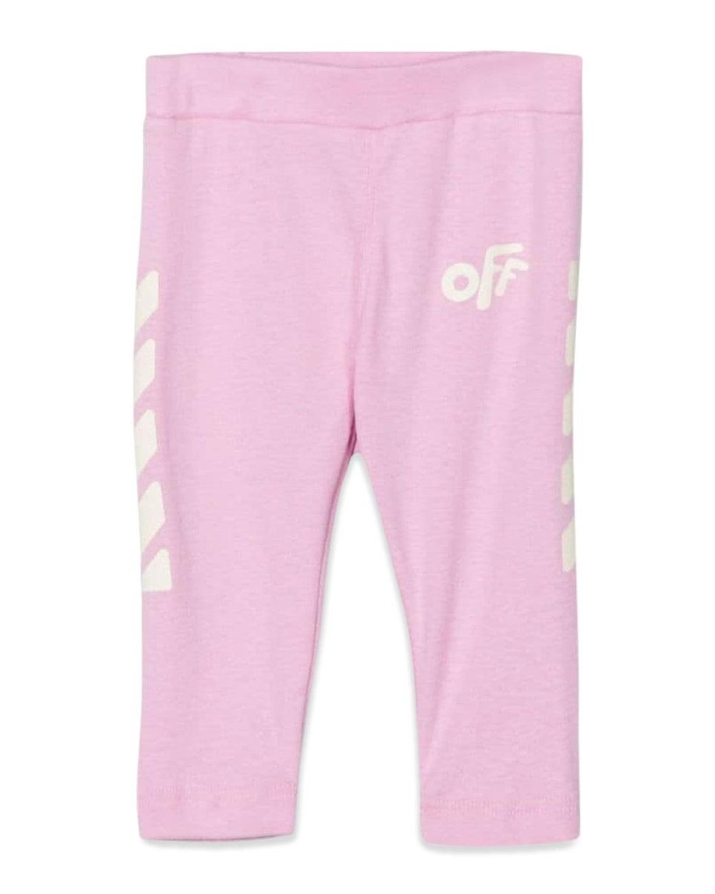 Off-White c/o Virgil Abloh Pink Off Rounded Leggings