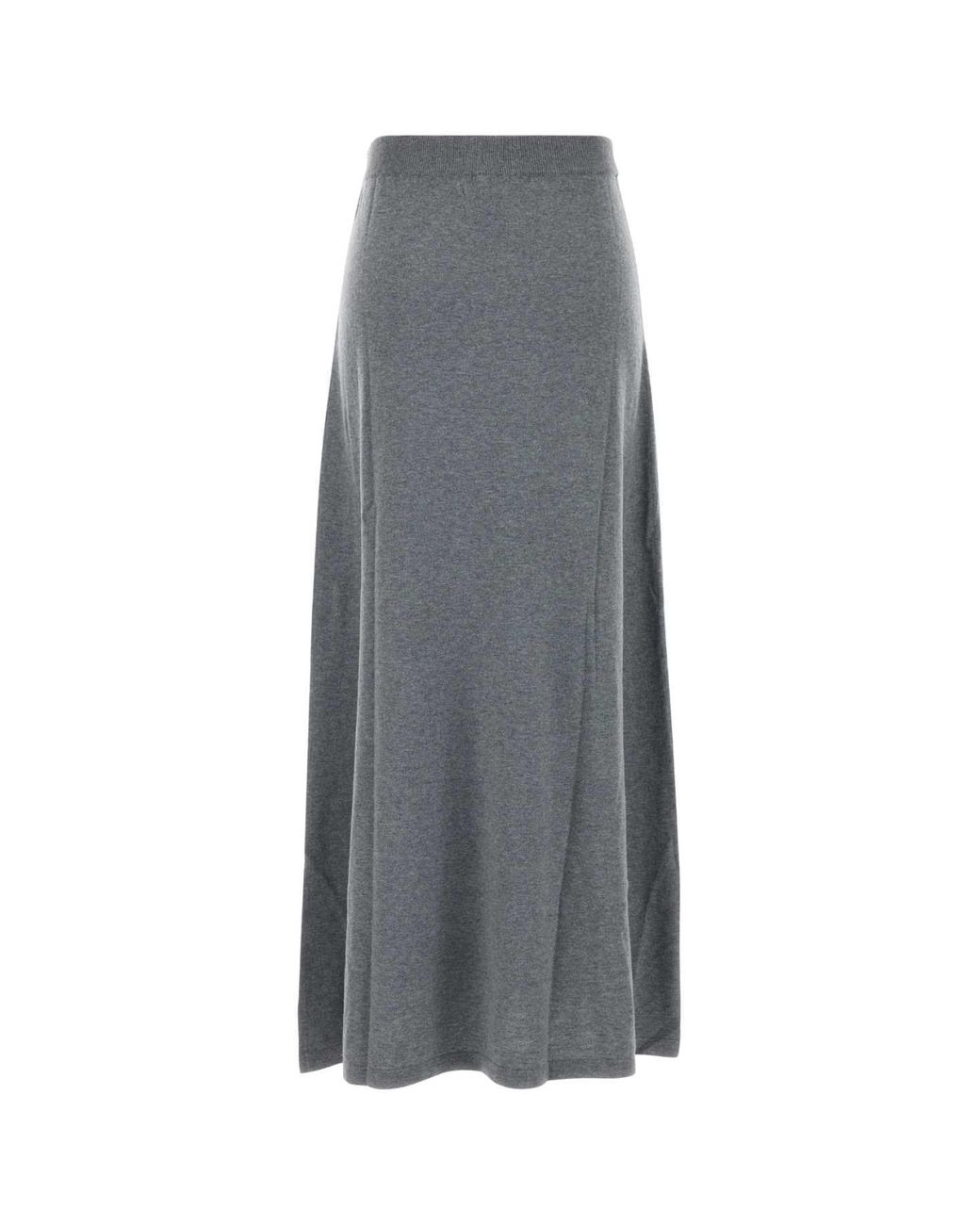 Lisa Yang Gray Cotton Blend Adrienne Skirt