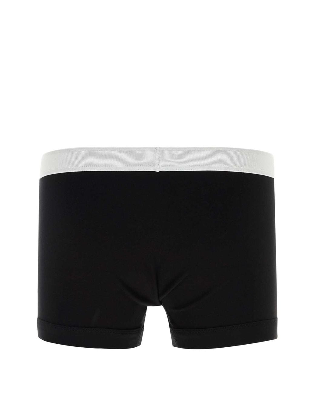 Tom Ford Black Stretch Cotton Boxer Set