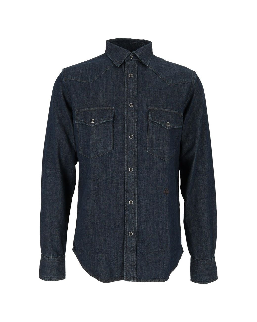 Jacob Cohen Camicia Western in het Blue voor heren