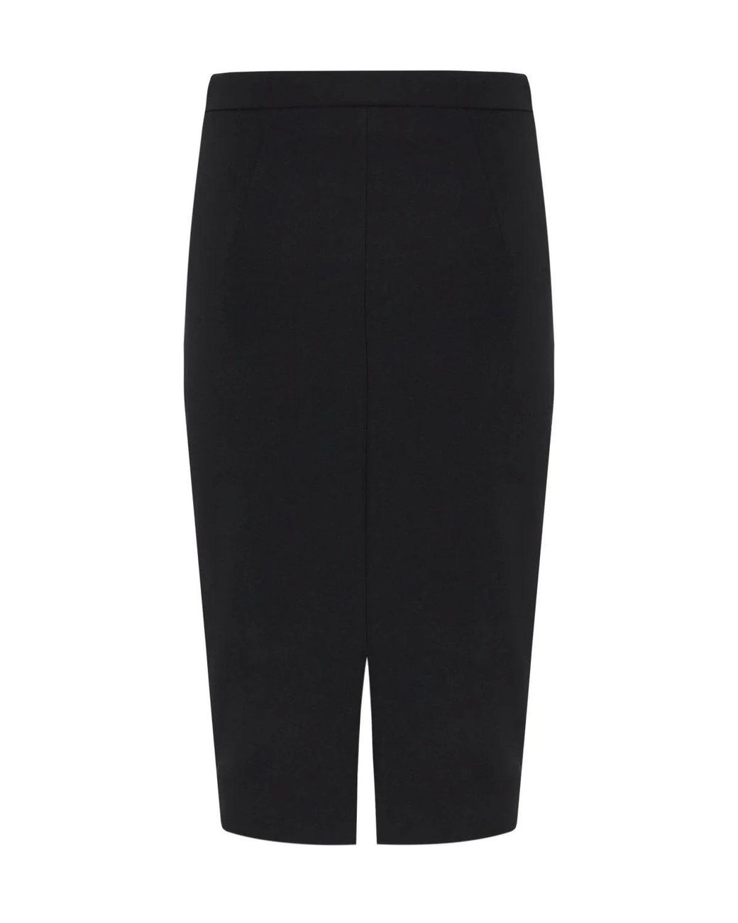 Elisabetta Franchi Black Midi Skirt