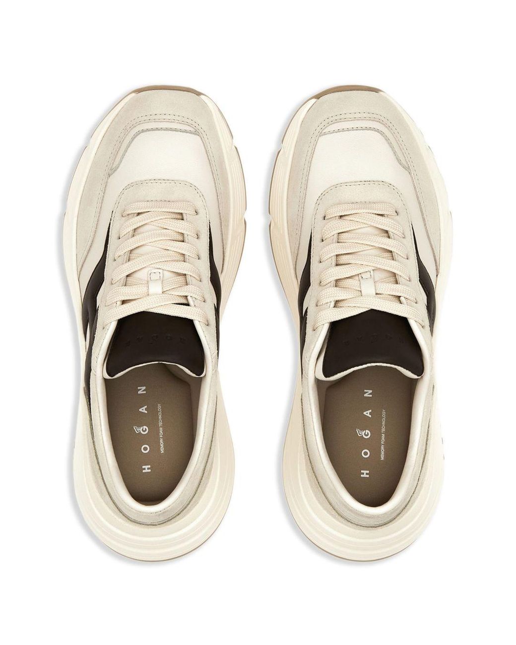 Hogan Natural H669 Leather Sneakers