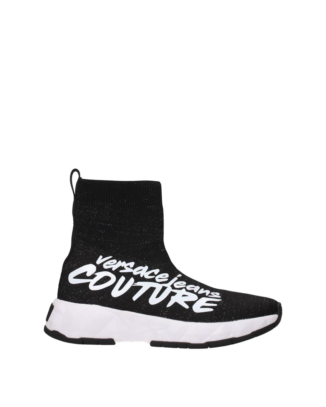 Versace Jeans Black Sneakers Couture Donna Tessuto Nero